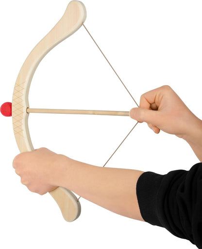 small foot Bow and Arrow Active, wood, archery set with 3 targets and bag, for kids aged 5+ years old, 12478