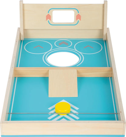 small foot Cornhole und Sling Puck Spiel „Active“ aus Holz, 2-in1-Wurfspiel, Familienspiel für Kinder ab 5 Jahren, 12481