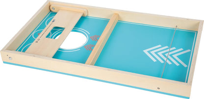 small foot Cornhole und Sling Puck Spiel „Active“ aus Holz, 2-in1-Wurfspiel, Familienspiel für Kinder ab 5 Jahren, 12481