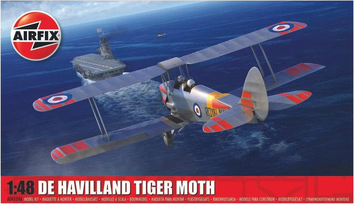Airfix Havilland - A04104A de Havilland - Kit de construction de maquette en plastique pour adultes et enfants à partir de 8 ans - Comprend des sprues et des décalcomanies - Modèle à l'échelle 1:48