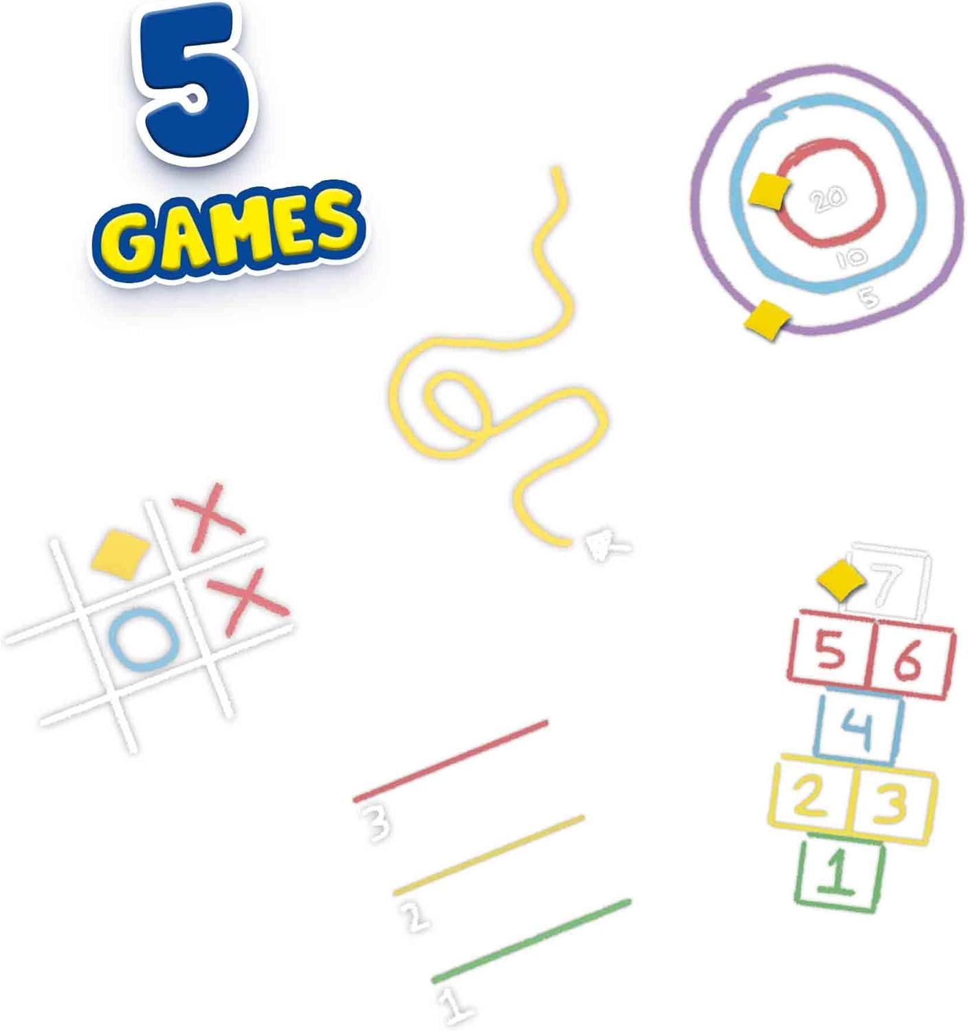 SES Creative - Playground Chalk Games - (S02207