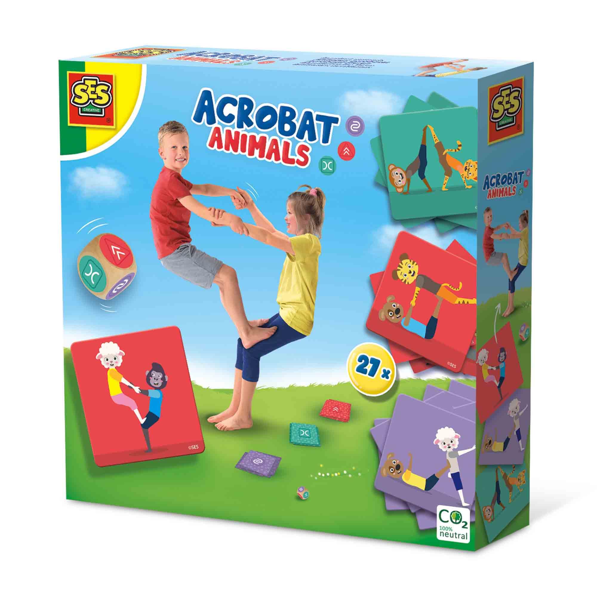 SES Creative 02305 Animal acrobats, Diverse Farben