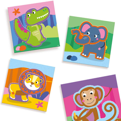 SES Creative 14042 - I Learn to Cut and Paste, Safe Scissors, Complete Set for Young Children