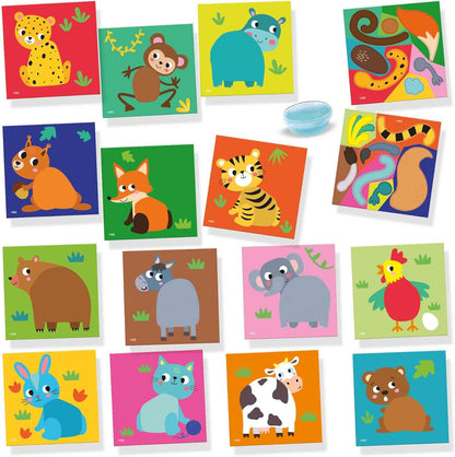 SES Creative 14403 My First-Sticking Animal Tails, Various