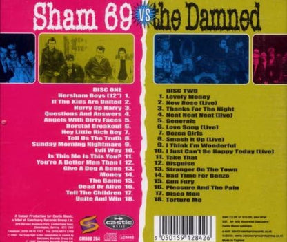 Sham 69 vs The Damned: Their Greatest Hits