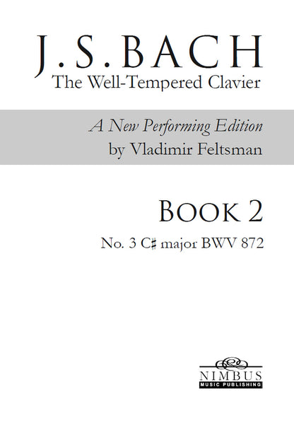 J.S. Bach: The Well-Tempered Clavier Book 2 - No. 3 C# major, BWV 872