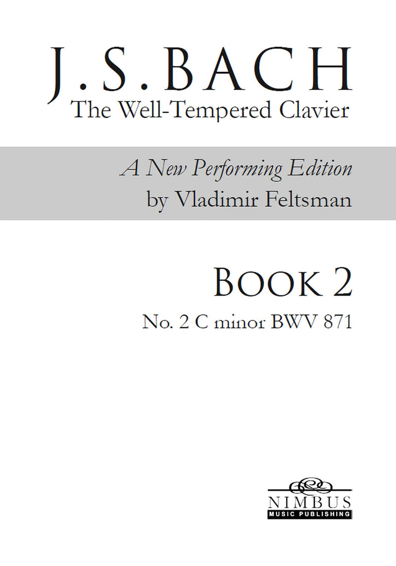 J.S. Bach: The Well-Tempered Clavier Book 2 - No. 2 C minor, BWV 871