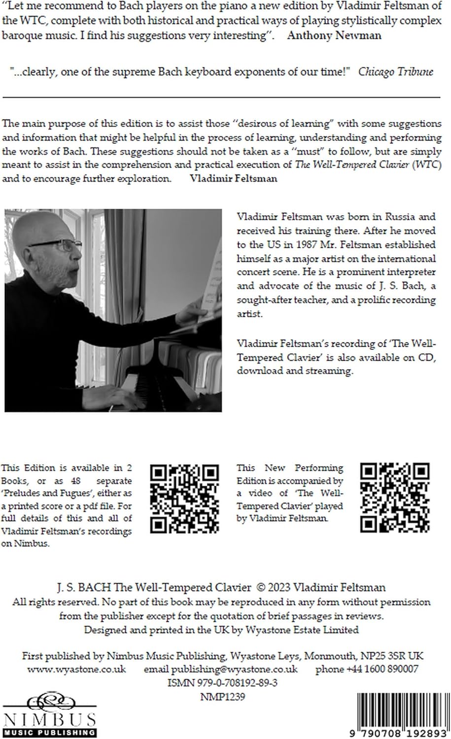 J.S. Bach: The Well-Tempered Clavier Book 2 - No. 21 Bb major, BWV 890