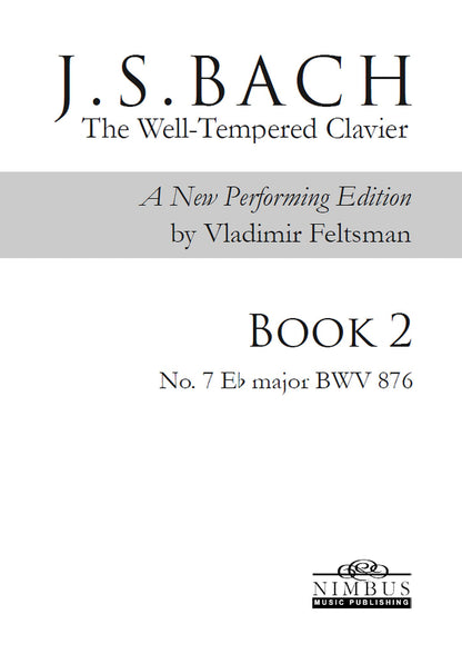 J.S. Bach: The Well-Tempered Clavier Book 2 - No. 7 Eb major, BWV 876