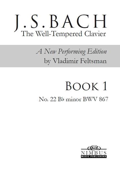 J.S. Bach: The Well-Tempered Clavier Book 1 - No. 22 Bb minor, BWV 867