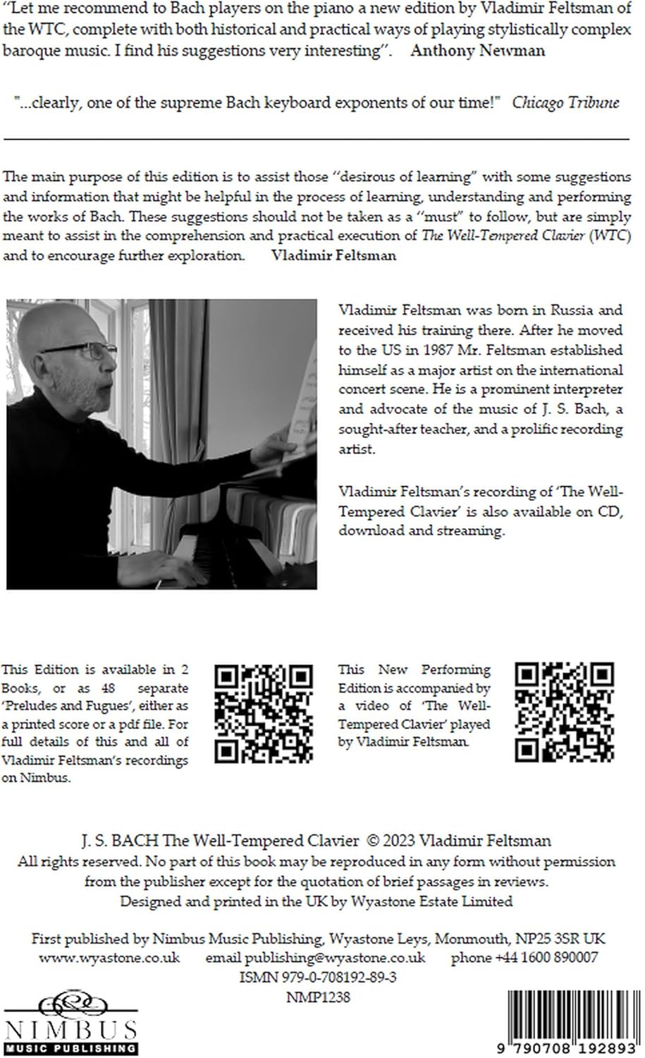 J.S. Bach: The Well-Tempered Clavier Book 2 - No. 20 A minor, BWV 889