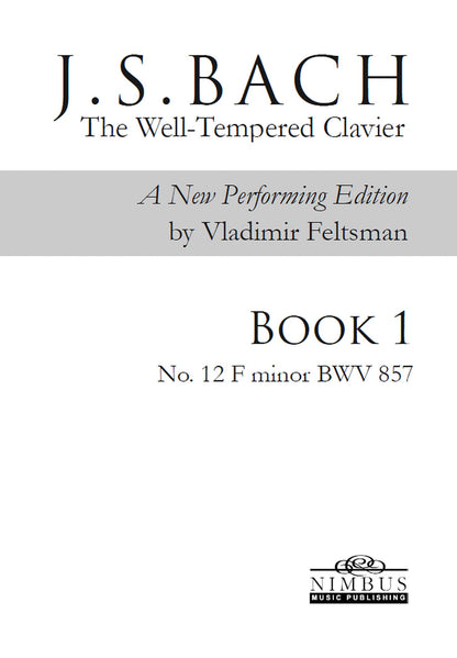 J.S. Bach: The Well-Tempered Clavier Book 1 - No. 12 F minor, BWV 857