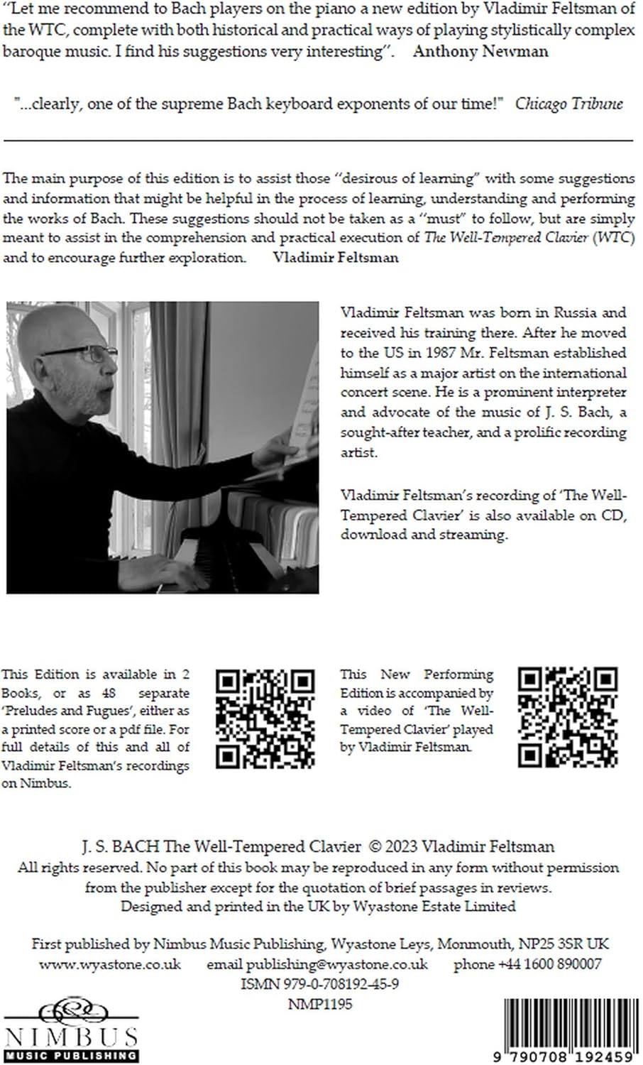 J.S. Bach: The Well-Tempered Clavier Book 1 - No. 1 C major, BWV 846
