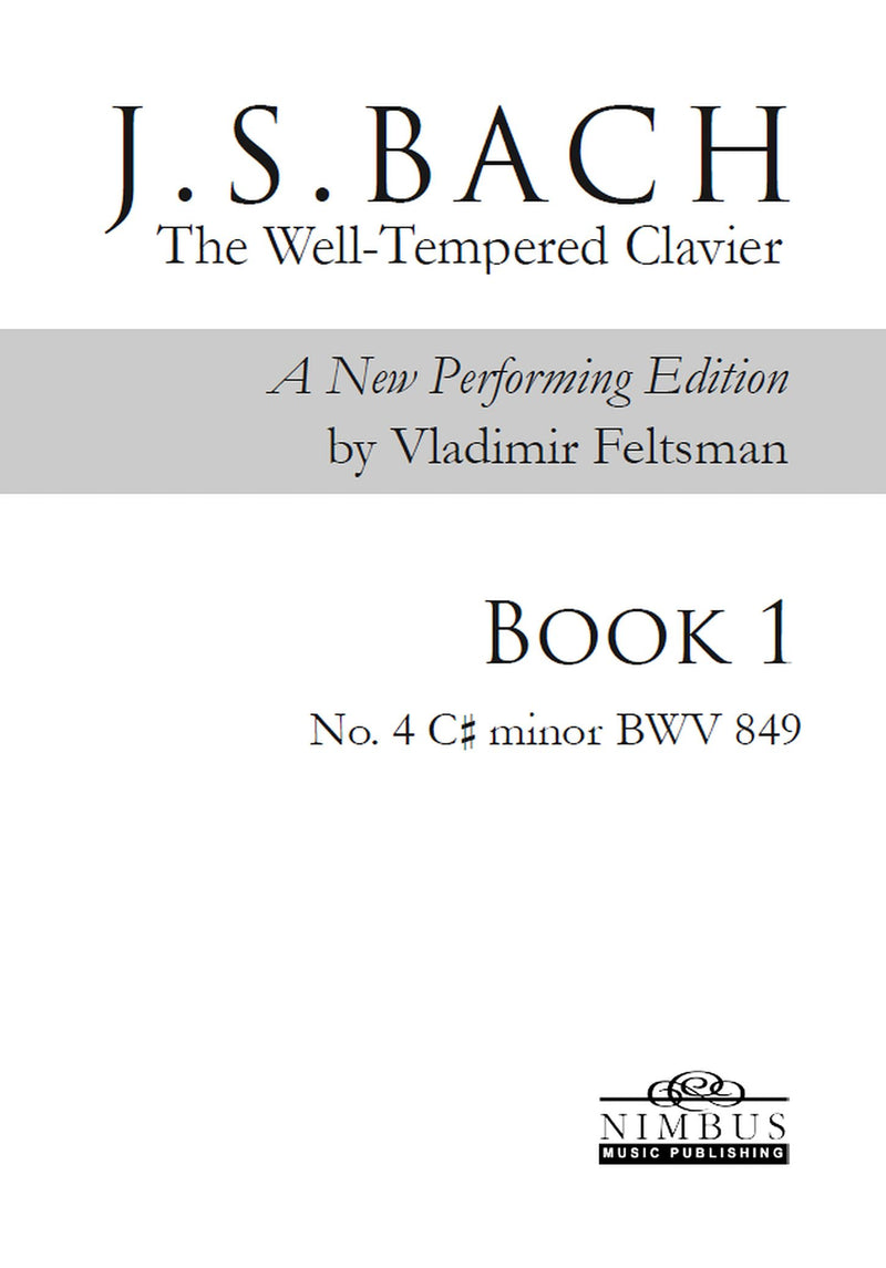 J.S. Bach: The Well-Tempered Clavier Book 1 - No. 4 C# minor, BWV 849