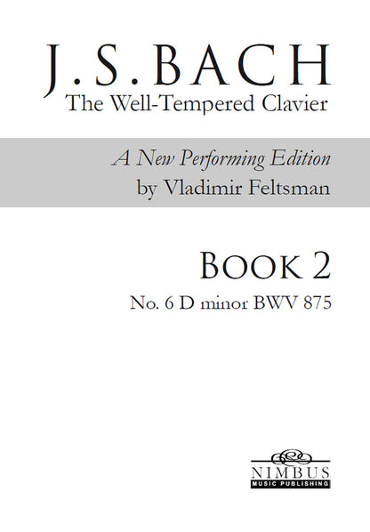 J.S. Bach: The Well-Tempered Clavier Book 2 - No. 6 D minor, BWV 875