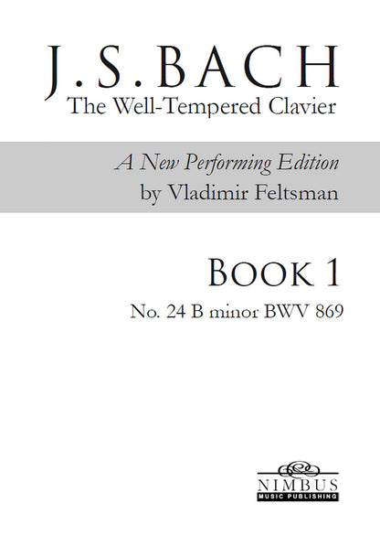 J.S. Bach: The Well-Tempered Clavier Book 1 - No. 24 B minor, BWV 869