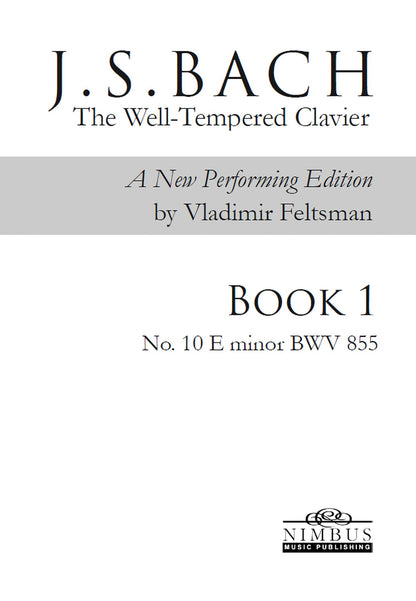 J.S. Bach: The Well-Tempered Clavier Book 1 - No. 10 E minor, BWV 855