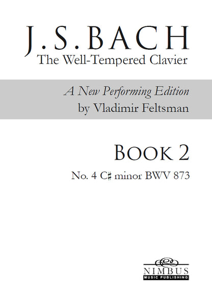 J.S. Bach: The Well-Tempered Clavier Book 2 - No. 4 C# minor, BWV 873