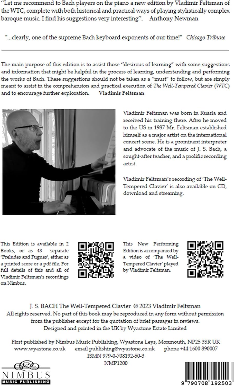 J.S. Bach: The Well-Tempered Clavier Book 1 - No. 6 D minor, BWV 851