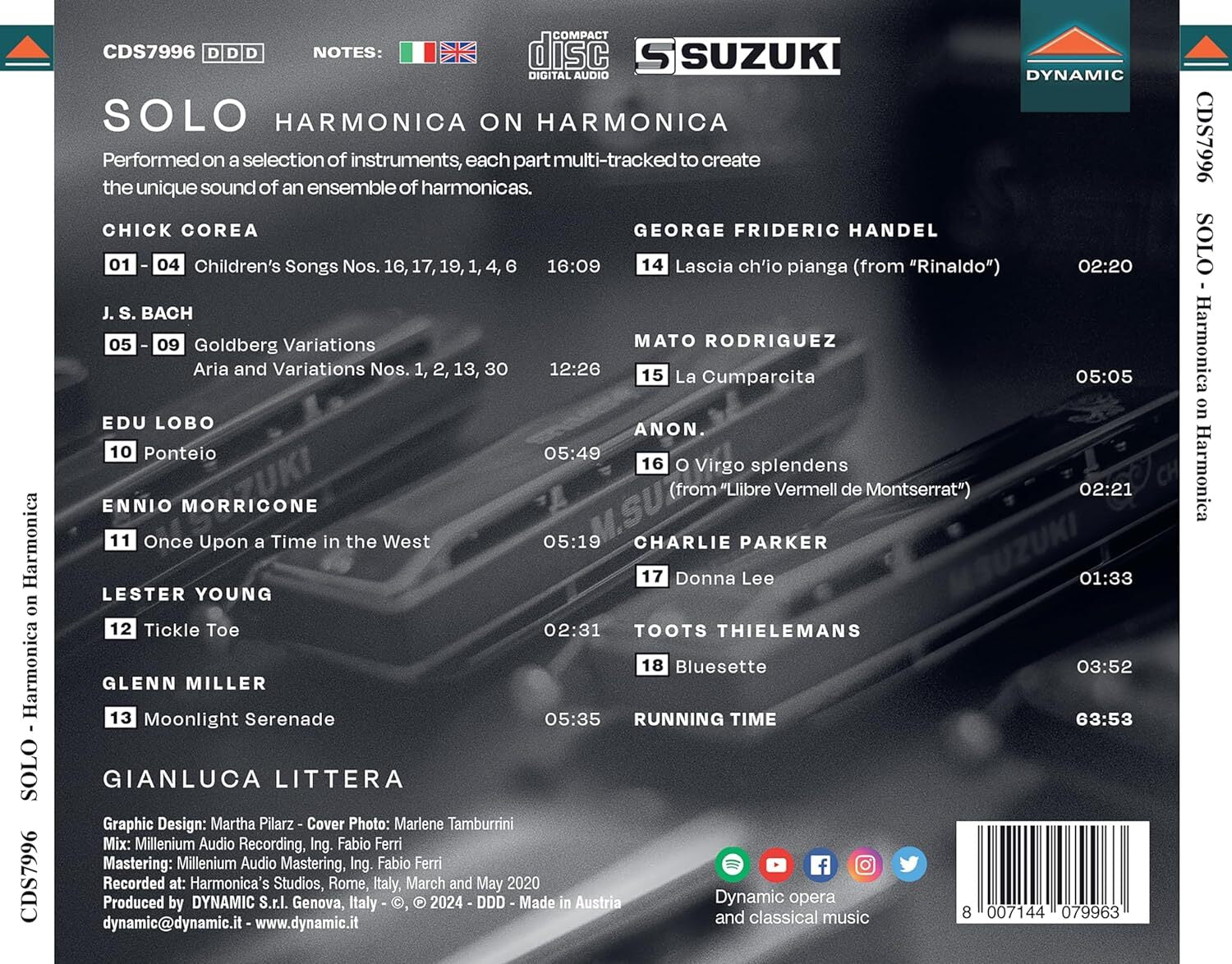 Gianluca Littera: Solo: Harmonica On Harmonica