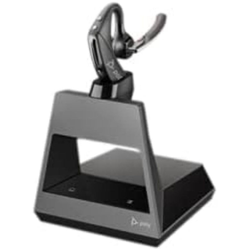 Plantronics - Voyager 5200 Office (Poly) - Bluetooth Over-the-Ear (Mono) Headset - Sound Guard-Noise Canceling Mic-Connects to Deskphone/PC Mac-Works with Teams (Certified), Zoom & more USB-A, BT, RJ9 Teams Certified: YES PC, Mobile, Deskphone