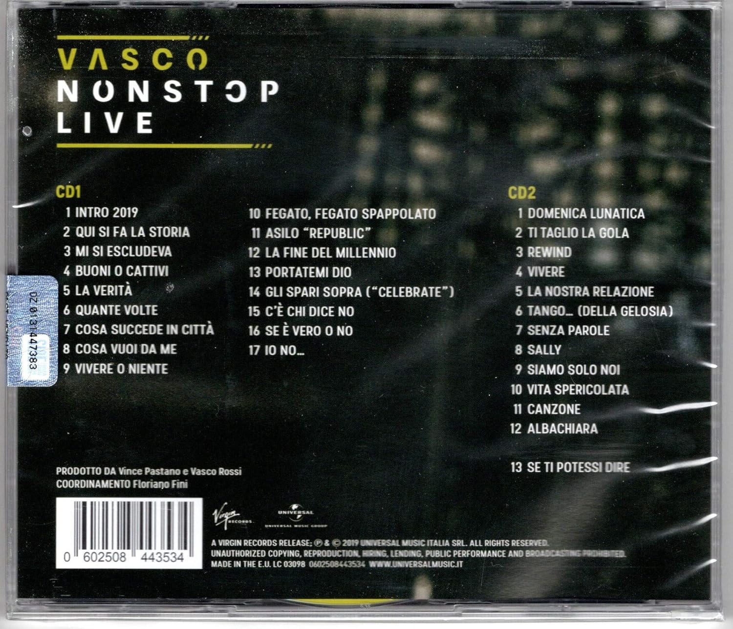 Vasco nonstop live (2 CD