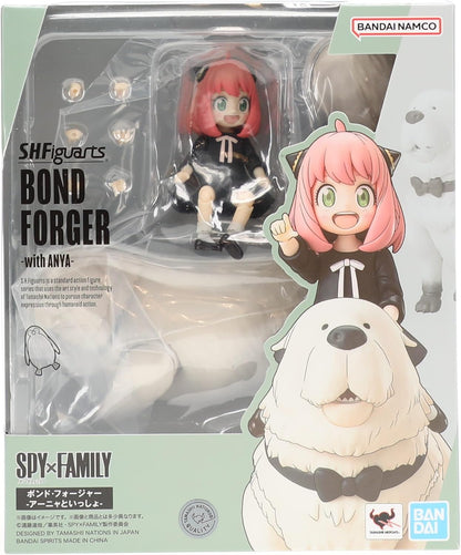 TAMASHII NATIONS Spy x Family figurine S.H. Figuarts Bond Forger with Anya 12 cm