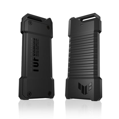 TUF Gaming AS1000- USB-C 3.2 Gen 2x1 portable SSD 1 TB with 10Gbps, MIL-STD-810H drop resistance, IP68 water and dust resistance, aluminium alloy chassis with a thermal pad, PS5 and Xbox support TUF Gaming AS 1000 TB SSD