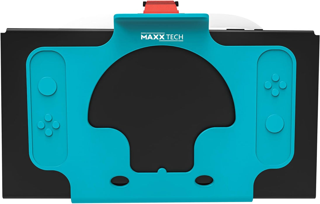 Maxx Tech VR Switch Headset V2 – designed for Switch & Switch OLED with adjustable lens & strap for VR supported games – Zelda: Breath of the Wild, Super Smash Bros, Super Mario Odyssey and YouTube VR