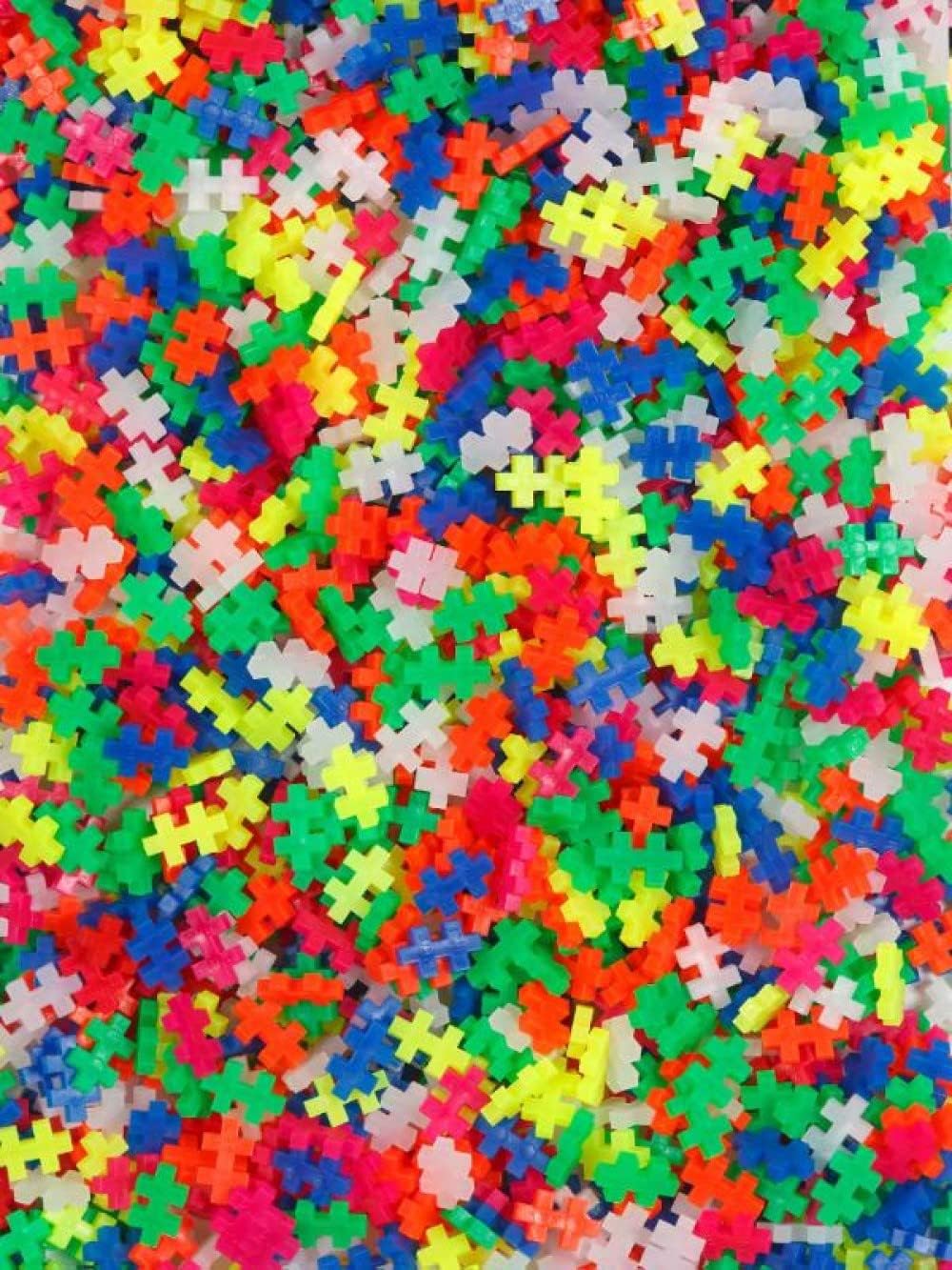 Plus-Plus 300.4186 Neon Tube (240 pcs), Multi-Colour