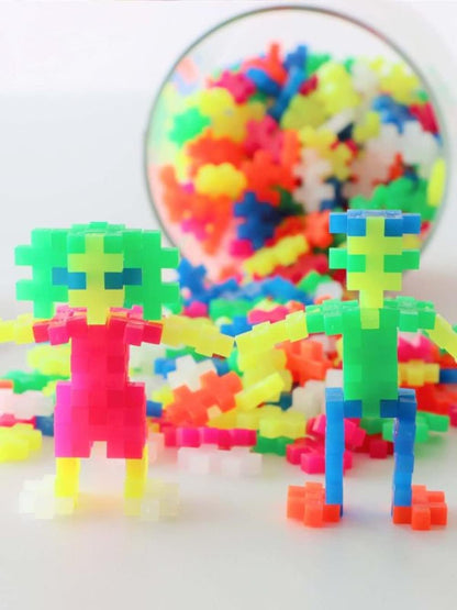 Plus-Plus 300.4186 Neon Tube (240 pcs), Multi-Colour