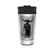 Pyramid International Rebel Moon Reise-Kaffeetasse (Horned Goddess-Design), 473 ml, isolierter Reise-Kaffeebecher aus Metall – offizieller Merchandise-Artikel