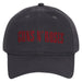 GUNS N` ROSES LOGO CHARCOAL DAD CAP