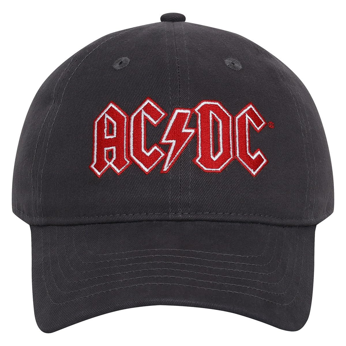 Ac/Dc Logo Charcoal Dad Cap
