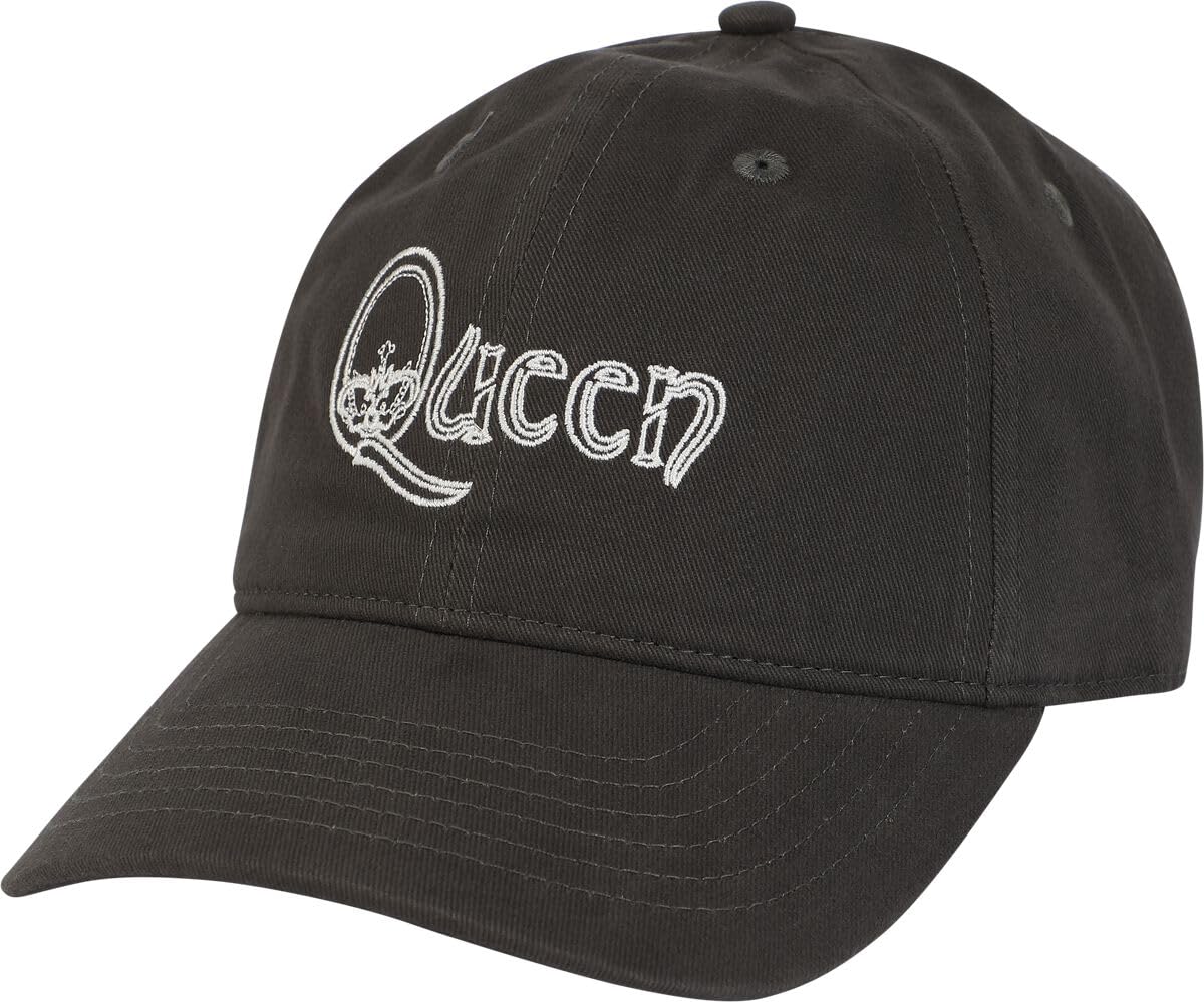 QUEEN LOGO CHARCOAL DAD CAP