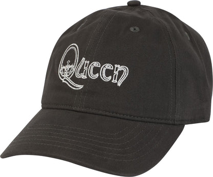 QUEEN LOGO CHARCOAL DAD CAP