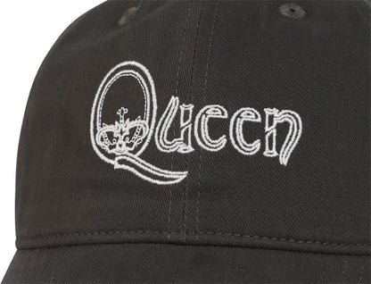 QUEEN LOGO CHARCOAL DAD CAP