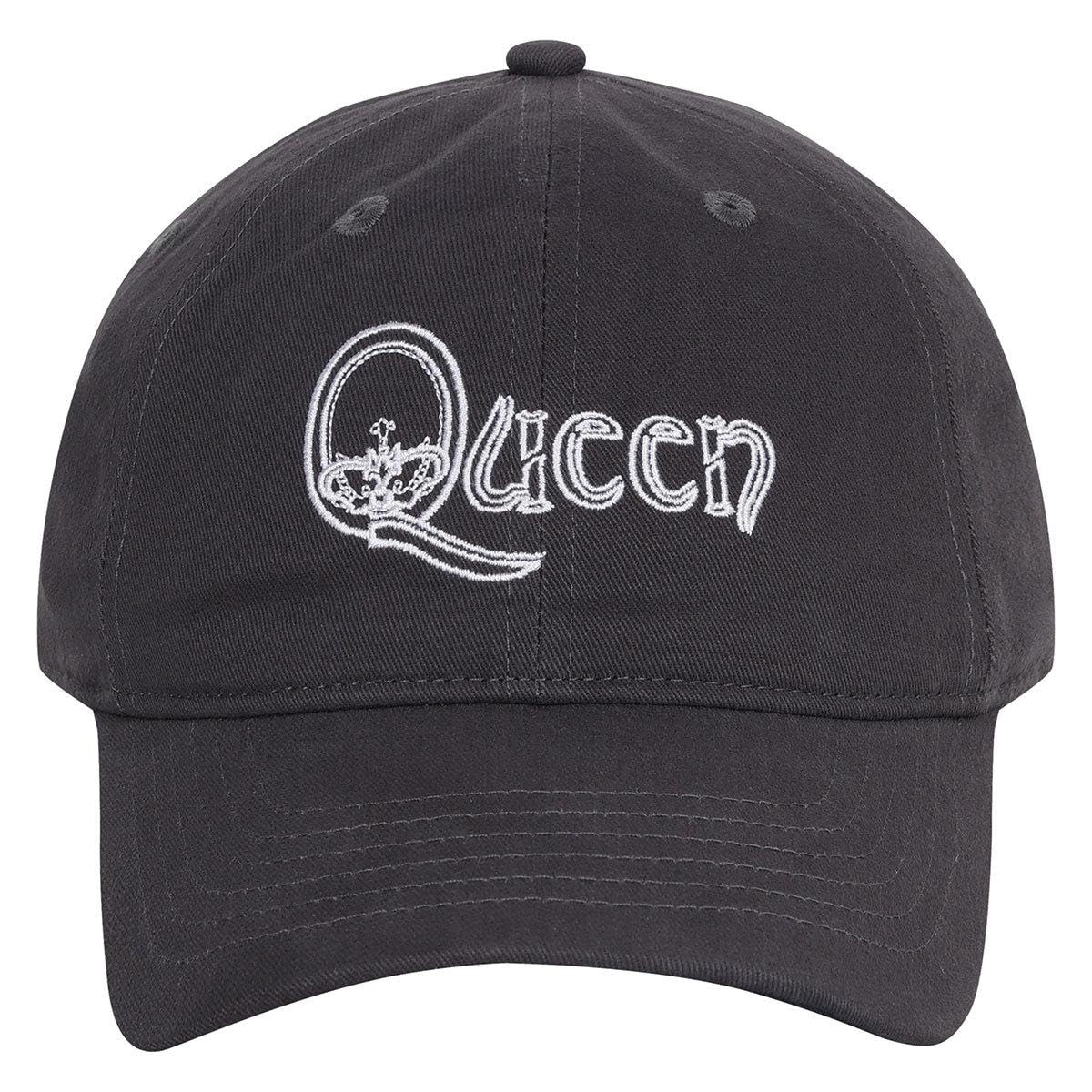 QUEEN LOGO CHARCOAL DAD CAP