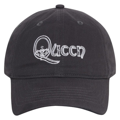 QUEEN LOGO CHARCOAL DAD CAP