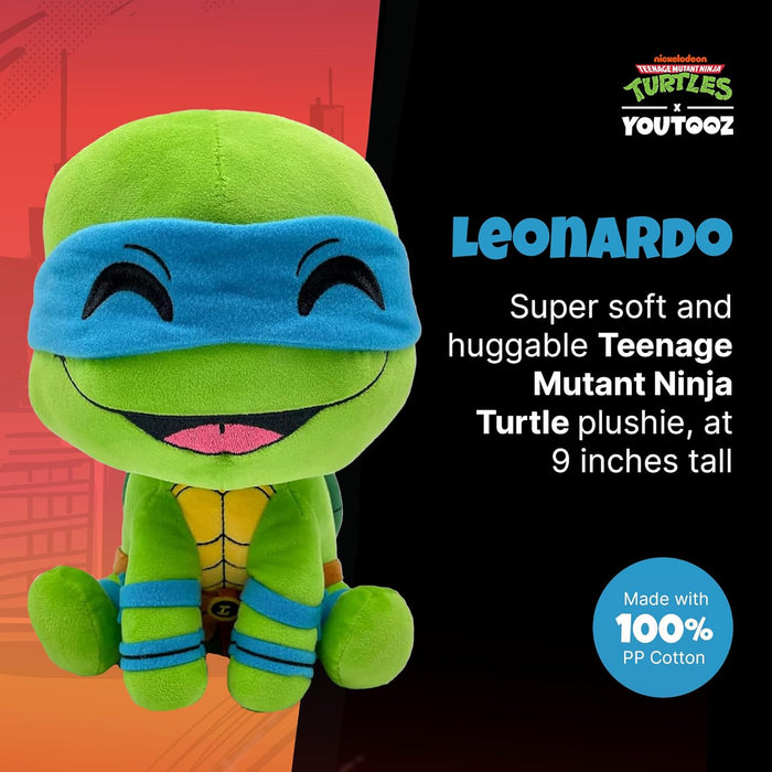 Youtooz Leonardo Plüsch 22,9 cm, weich gefüllter Leonardo Plüsch von Teenage Mutant Ninja Turtles von Youtooz Teenage Mutant Ninja Turtles