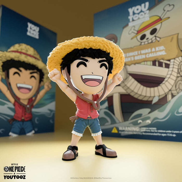 Youtooz One Piece Luffy 11.9 cm Vinyl Luffy Figure Collectible Luffy from One Piece One Piece Collection