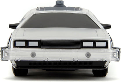 Jada Back to The Future Time Machine Remote Controlled Vehicle 1:16 Scale, Unisex Adult Silver