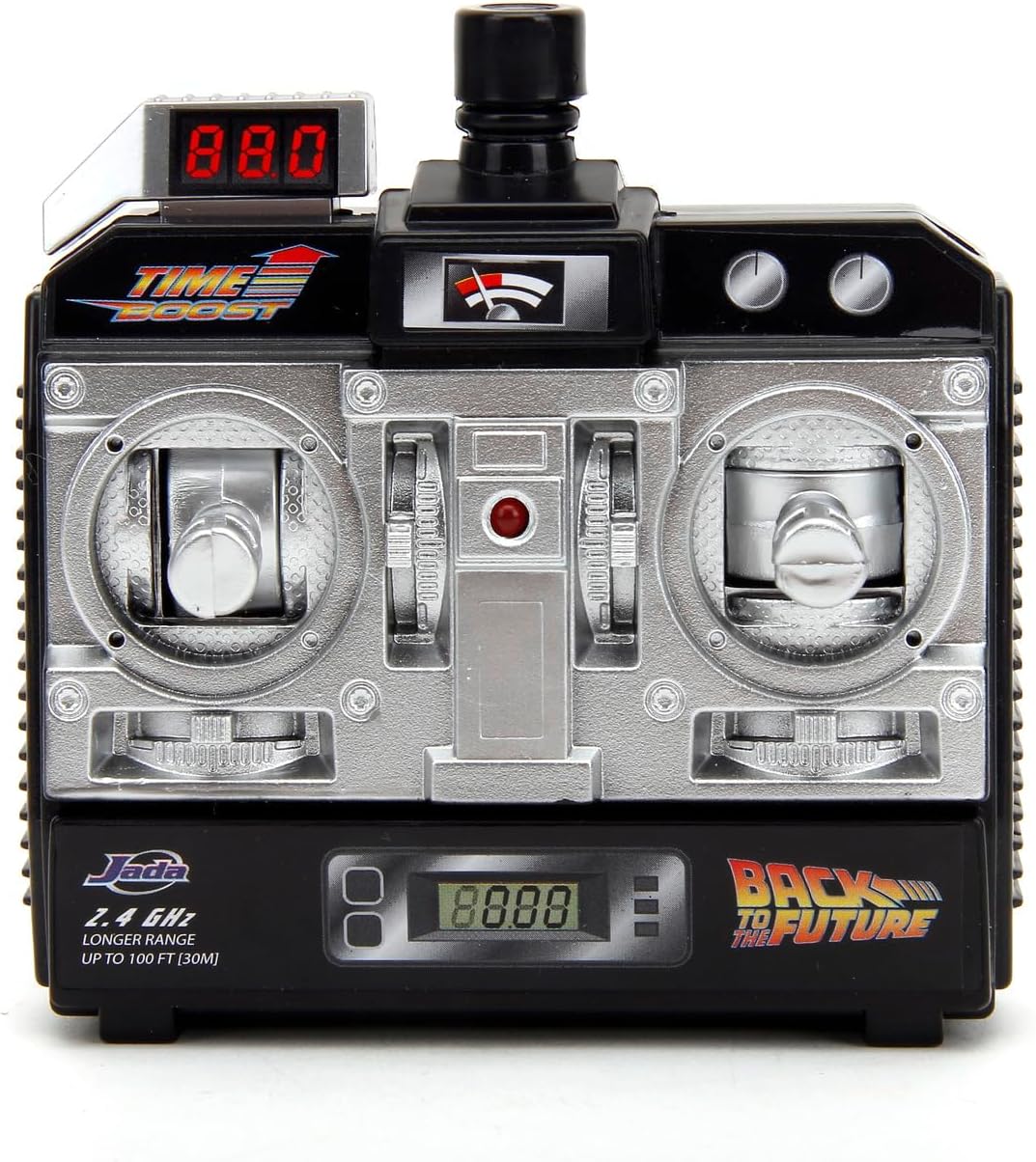 Jada Back to The Future Time Machine Remote Controlled Vehicle 1:16 Scale, Unisex Adult Silver