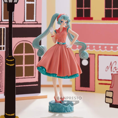 Hatsune Miku World Journey Vol.1 Statue 18cm, Banpresto BP88648P Hatsune Miku, World Journey Vol.1 Actionfigur, 18 cm, mehrfarbig, Banpresto - Hatsune Miku - World Journey Vol.1 Statue