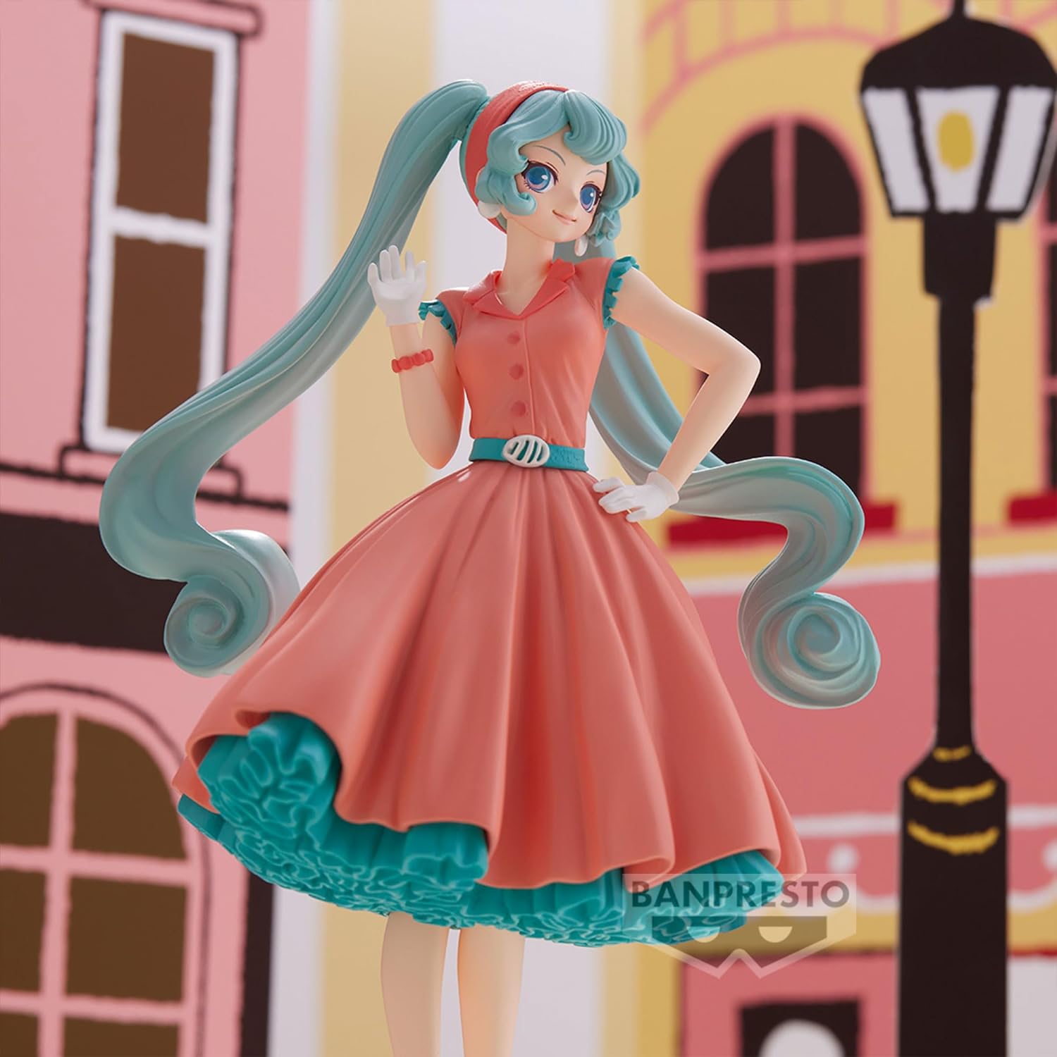 Hatsune Miku World Journey Vol.1 Statue 18cm, Banpresto BP88648P Hatsune Miku, World Journey Vol.1 Actionfigur, 18 cm, mehrfarbig, Banpresto - Hatsune Miku - World Journey Vol.1 Statue