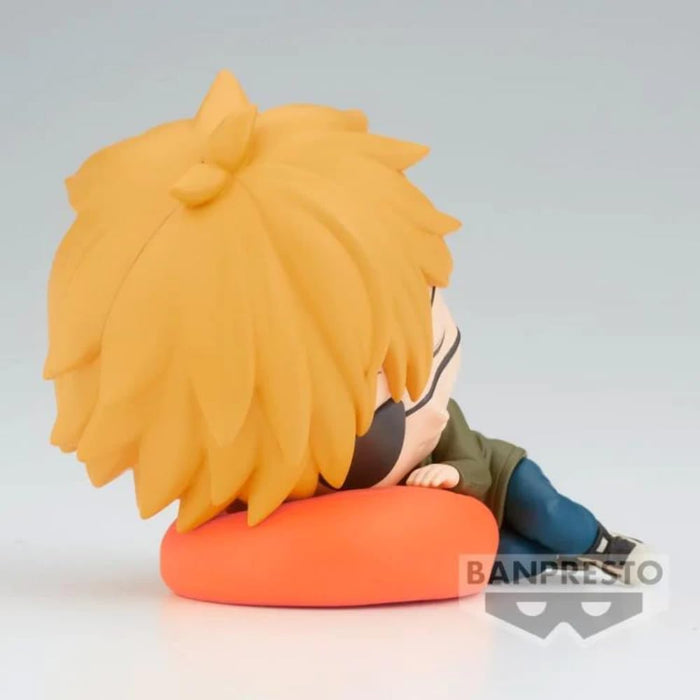 Banpresto BP88662P Figur Q Posket Sleeping Denji Chainsaw Man, 7 cm, Mehrfarbig