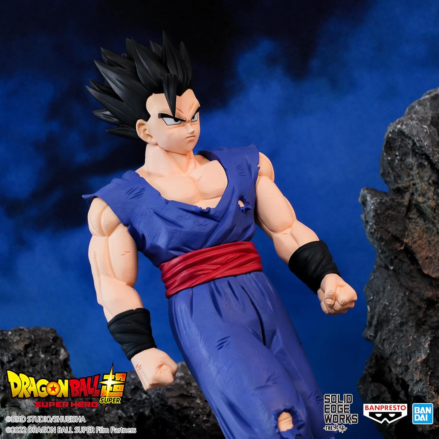 Dragon Ball Super: SUPER HERO - Solid Edge Works - Vol.14 - Son Gohan (Ver.B: Ultimate Gohan) Statue 19cm