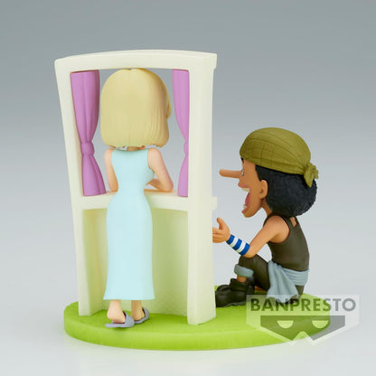 Banpresto BP88702P Usopp&Kaya One Piece World Collectable, Log Stories, 7 cm, mehrfarbig