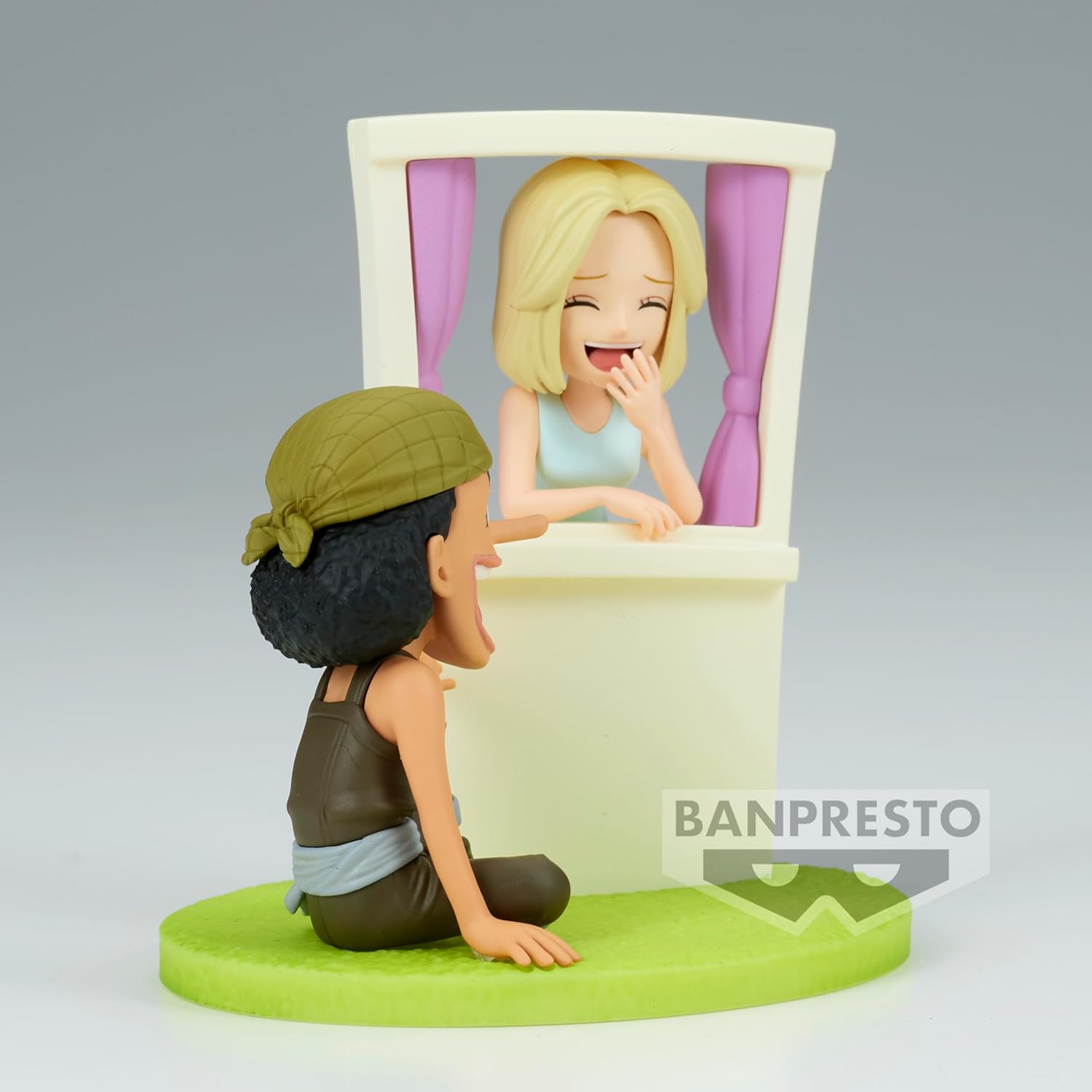 Banpresto BP88702P Usopp&Kaya One Piece World Collectable, Log Stories, 7 cm, mehrfarbig