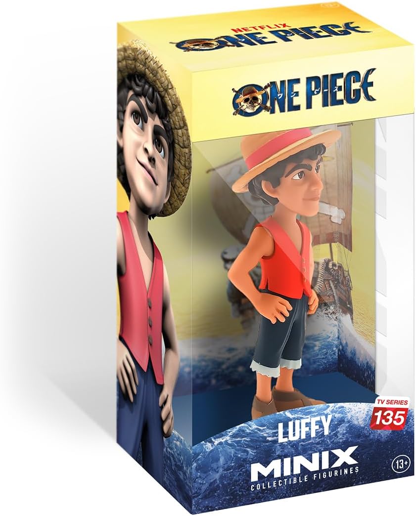 MINIX Bandai Monkey D. Luffy Model, Collectable Luffy Figure, Bandai Manga And Anime Toys Range, Collect Your Favourite One Piece Figures For An Anime And Film Merchandise Collection